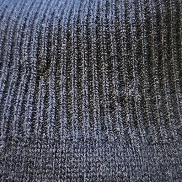 Vintage Doncaster Lambswool & Angora Black Beaded Mock Neck Sweater Size M - Picture 10 of 10